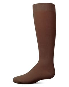 Memoi Kids Basic Soft Rayon from Bamboo Knee High Socks Cinnamon - Mk-6266