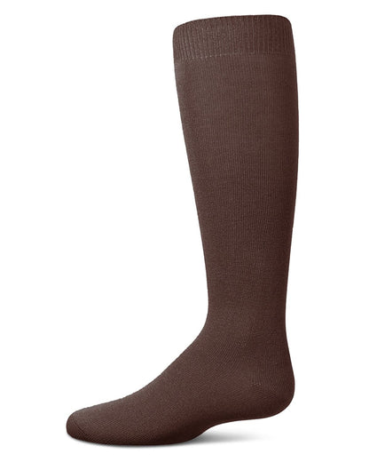 Memoi Kids Basic Soft Rayon from Bamboo Knee High Socks Fudge - Mk-6266