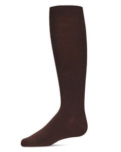 Memoi Kids Basic Soft Rayon from Bamboo Knee High Socks Fudge - Mk-6266