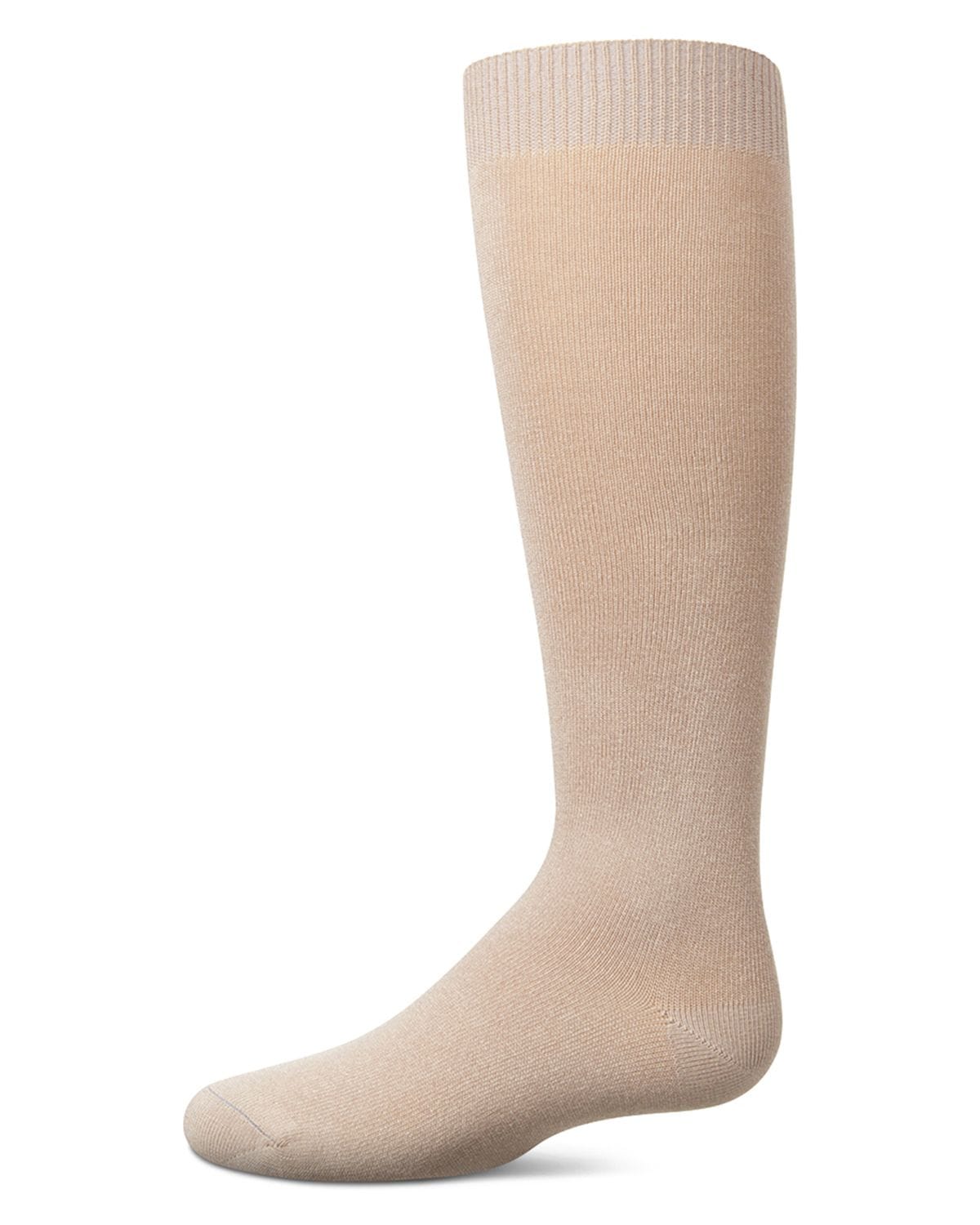 Memoi Kids Basic Soft Rayon from Bamboo Knee High Socks Oatmeal - Mk-6266