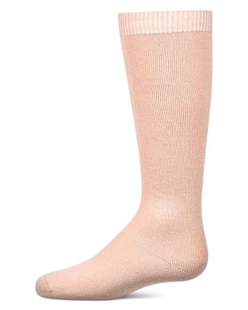 Memoi Kids Basic Soft Rayon from Bamboo Knee High Socks Petal Pink - Mk-6266