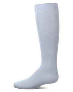 Memoi Kids Basic Soft Rayon from Bamboo Knee High Socks Storm Blue - Mk-6266