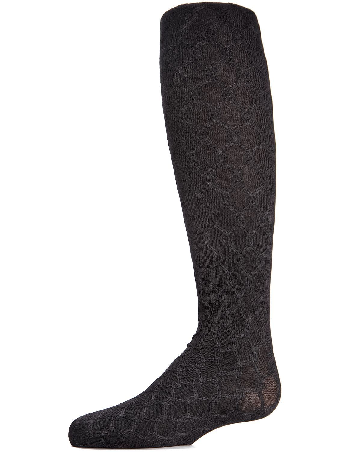 Memoi Girls Unique Link Opaque Tights