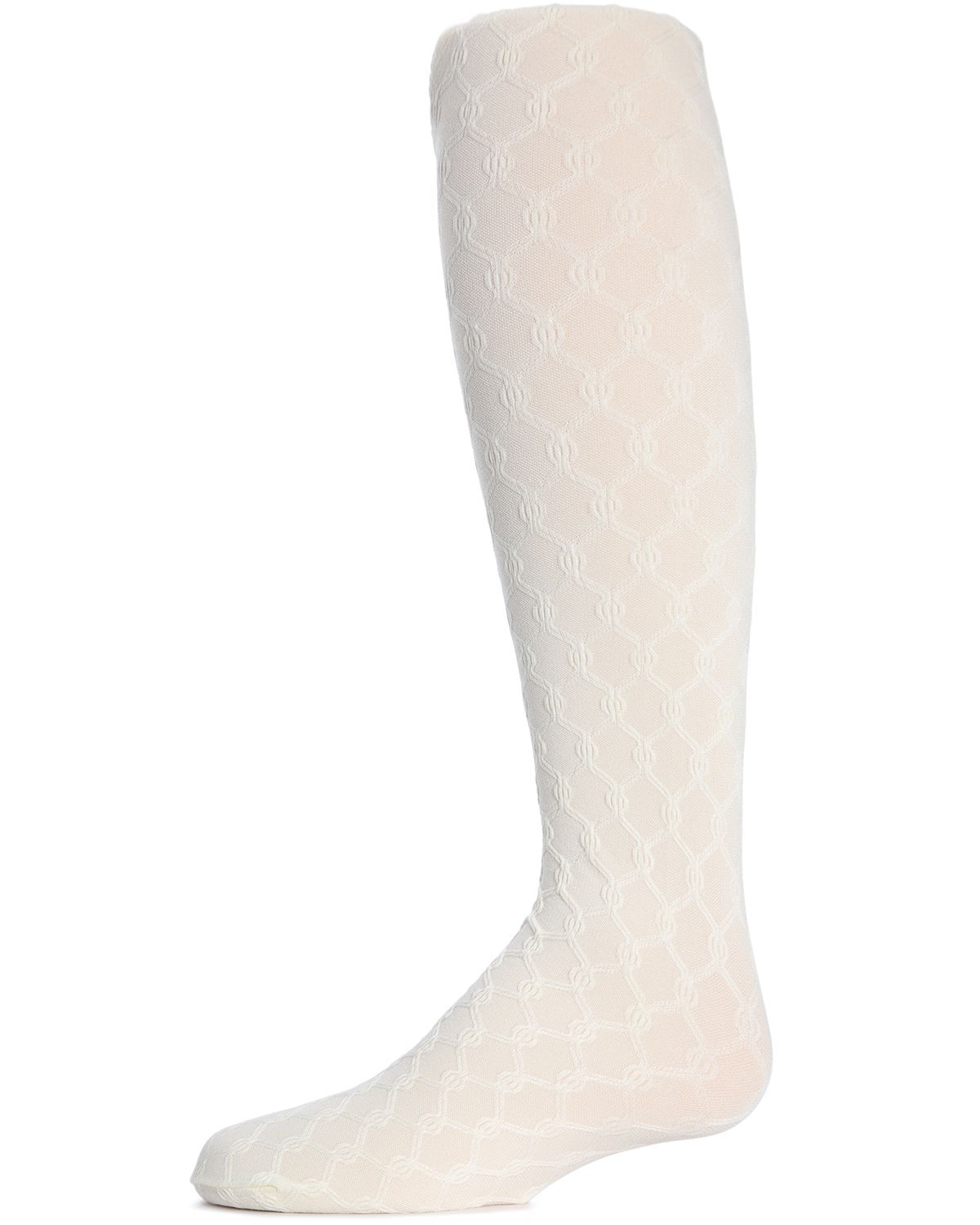 Memoi Girls Unique Link Opaque Tights