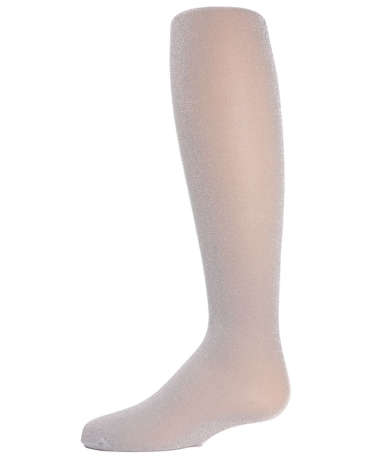 Memoi Girls' Shining Star Shimmer Tights