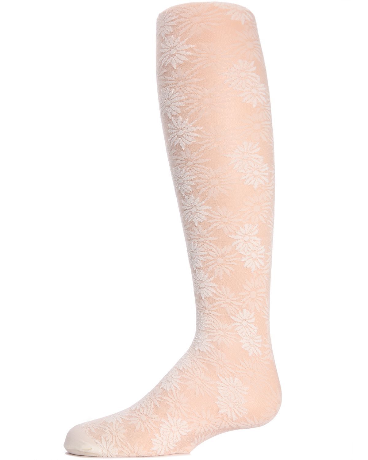 Memoi Girls Flower Bunches Sheer Tights