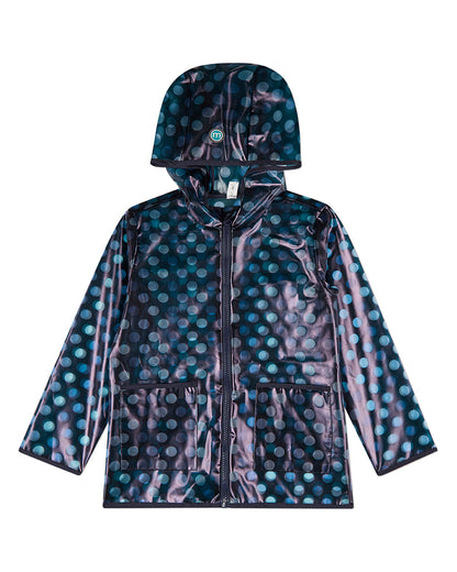 Memoi Polka Dot Kids Raincoat - MKA-1051