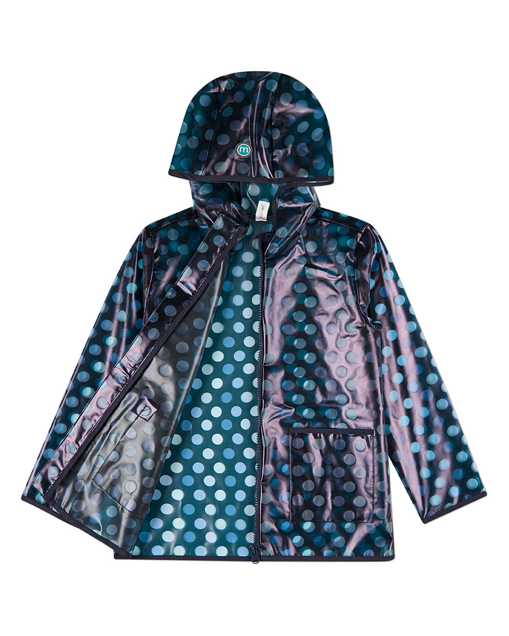 Memoi Polka Dot Kids Raincoat - MKA-1051