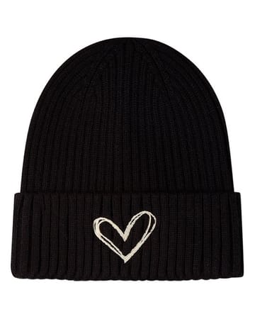 Memoi Heart Pop Cuffed Beanie - MKA-117