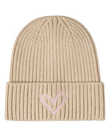 Memoi Heart Pop Cuffed Beanie - MKA-117