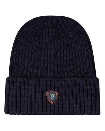 Memoi Teddy Crest Cuffed Beanie - MKA-118