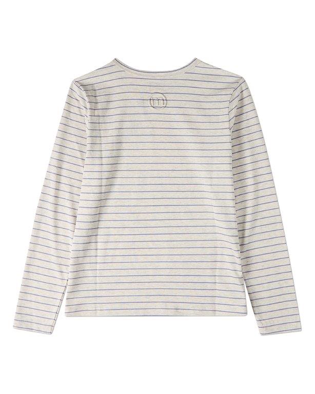 Memoi Ciao Striped Long Sleeve T-Shirt - MKC-109