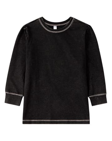 Memoi Heathered Long Sleeve T-Shirt - MKC-123
