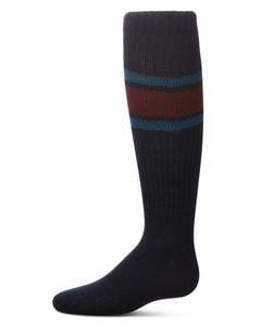 Memoi Girls Chevron V Knee High Socks