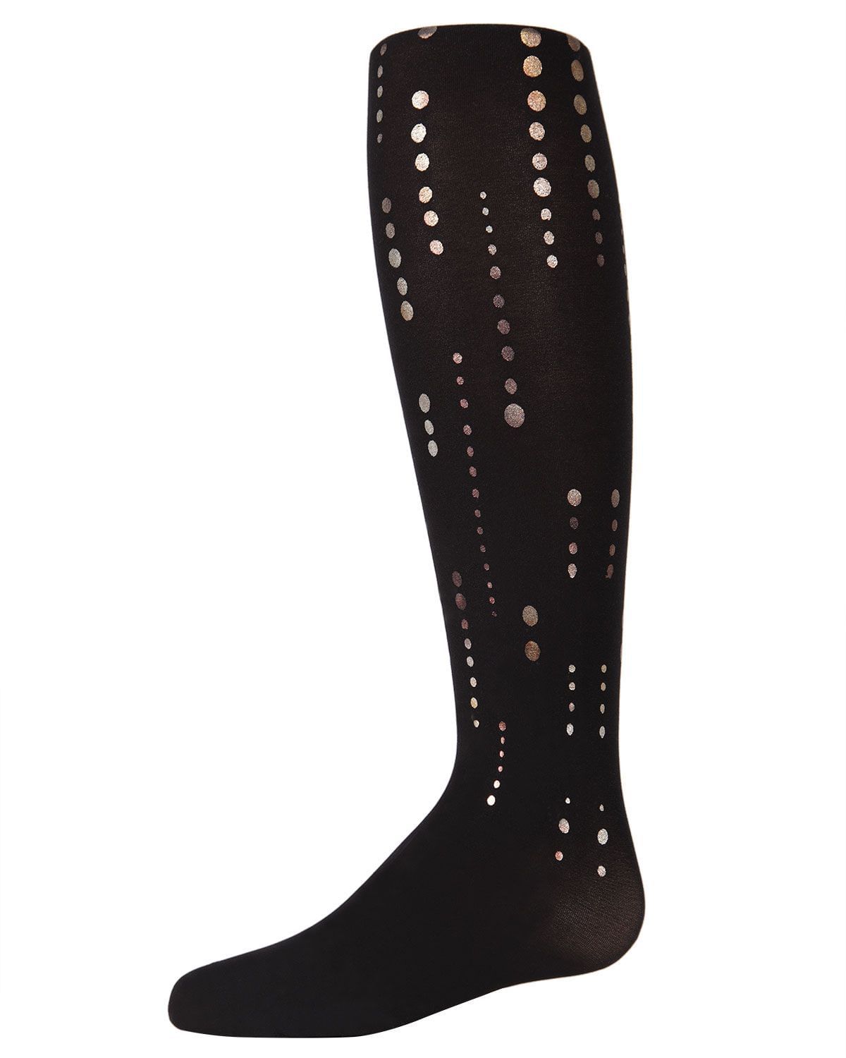 Memoi Printed Retro Dots Tights