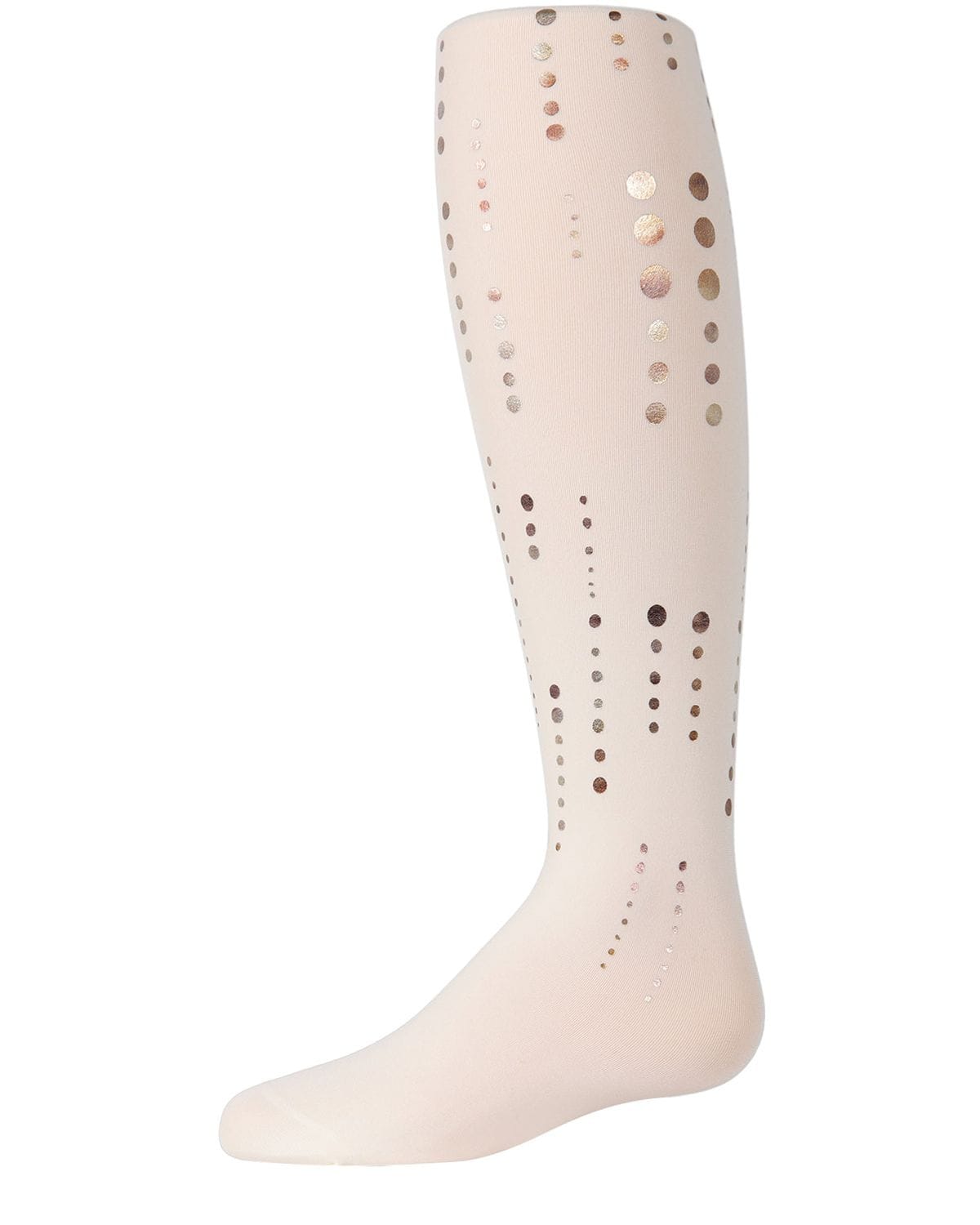 Memoi Printed Retro Dots Tights