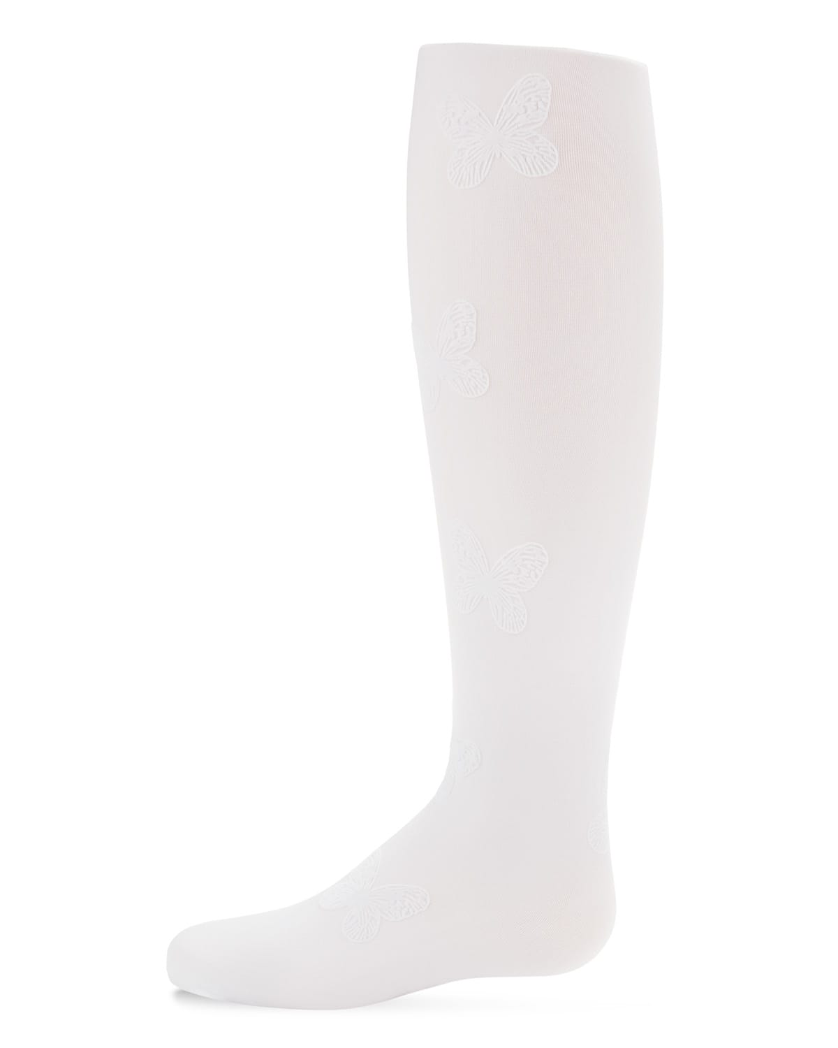 Memoi Flocked Butterfly Tights - Mkf-4031