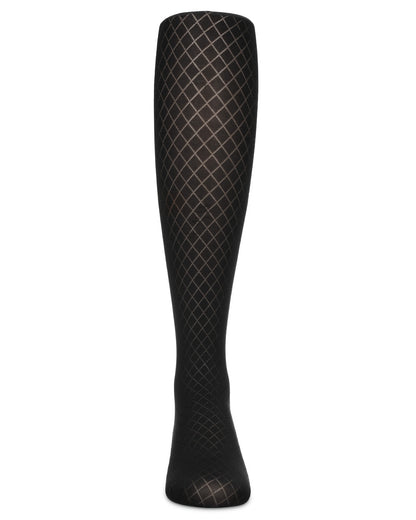 Girls' Diamond Semi Opaque Nylon Tights