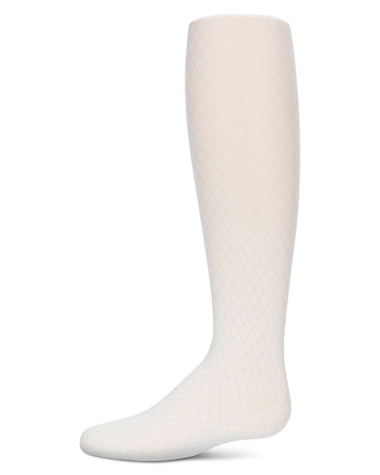 Girls' Diamond Semi Opaque Nylon Tights