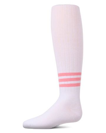 Memoi Bright Stripe Cotton Tights - MKF-4072