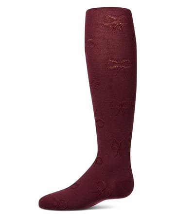 Memoi 3D Bow Cotton Tights - MKF-4132