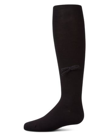 Memoi Knit Bow Cotton Tights - MKF-4137