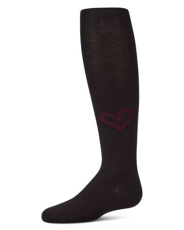 Memoi Heart Pop Cotton Tights - MKF-4139