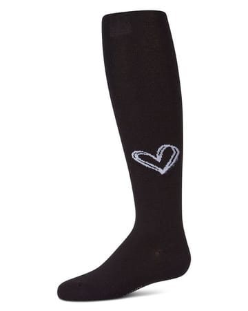 Memoi Heart Pop Cotton Tights - MKF-4139
