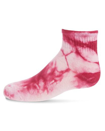 Tie Dye Mid-Cut Cotton Blend Socks 3-Pack