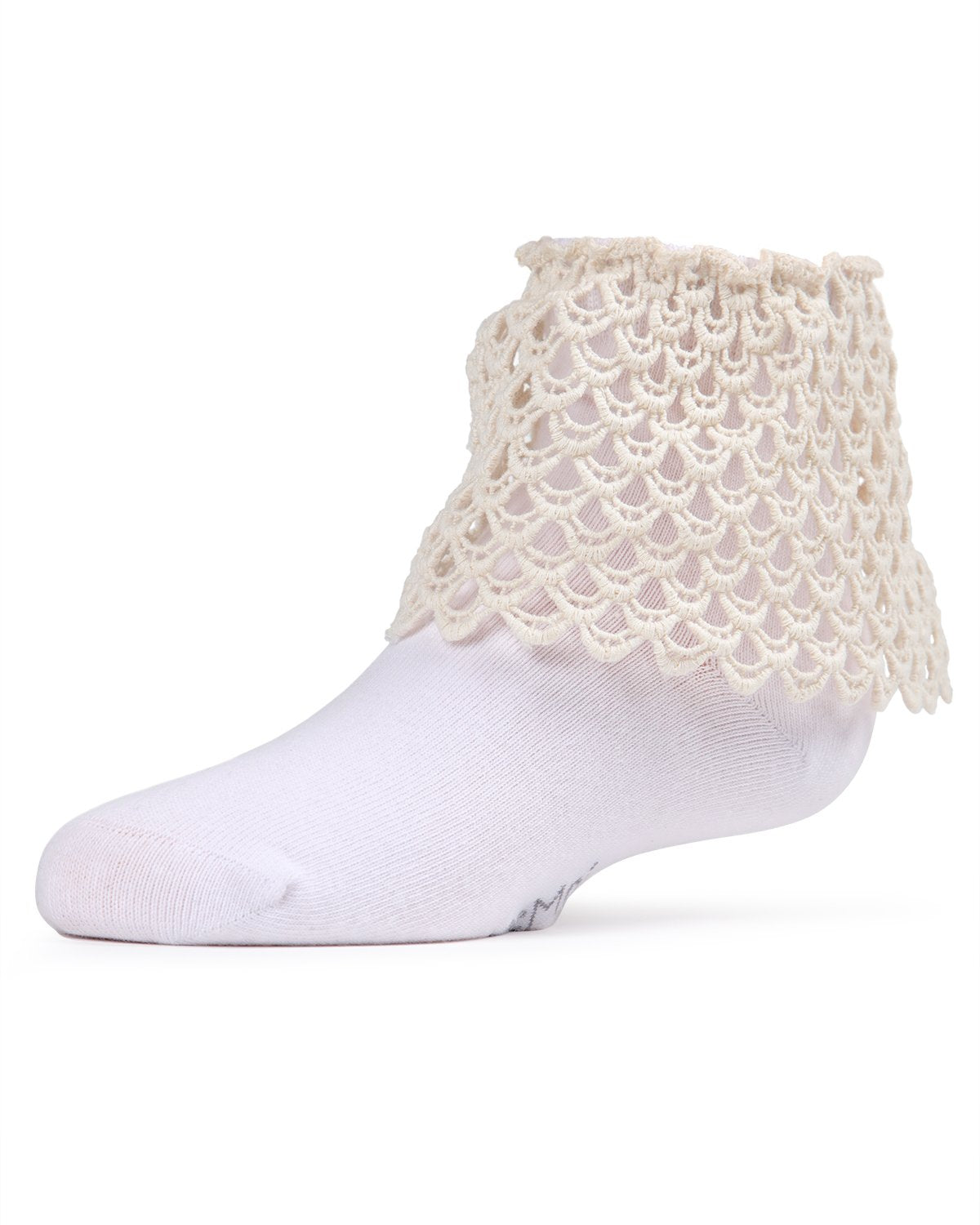 Lacy Loopsy Girls Cotton Blend Anklet Sock