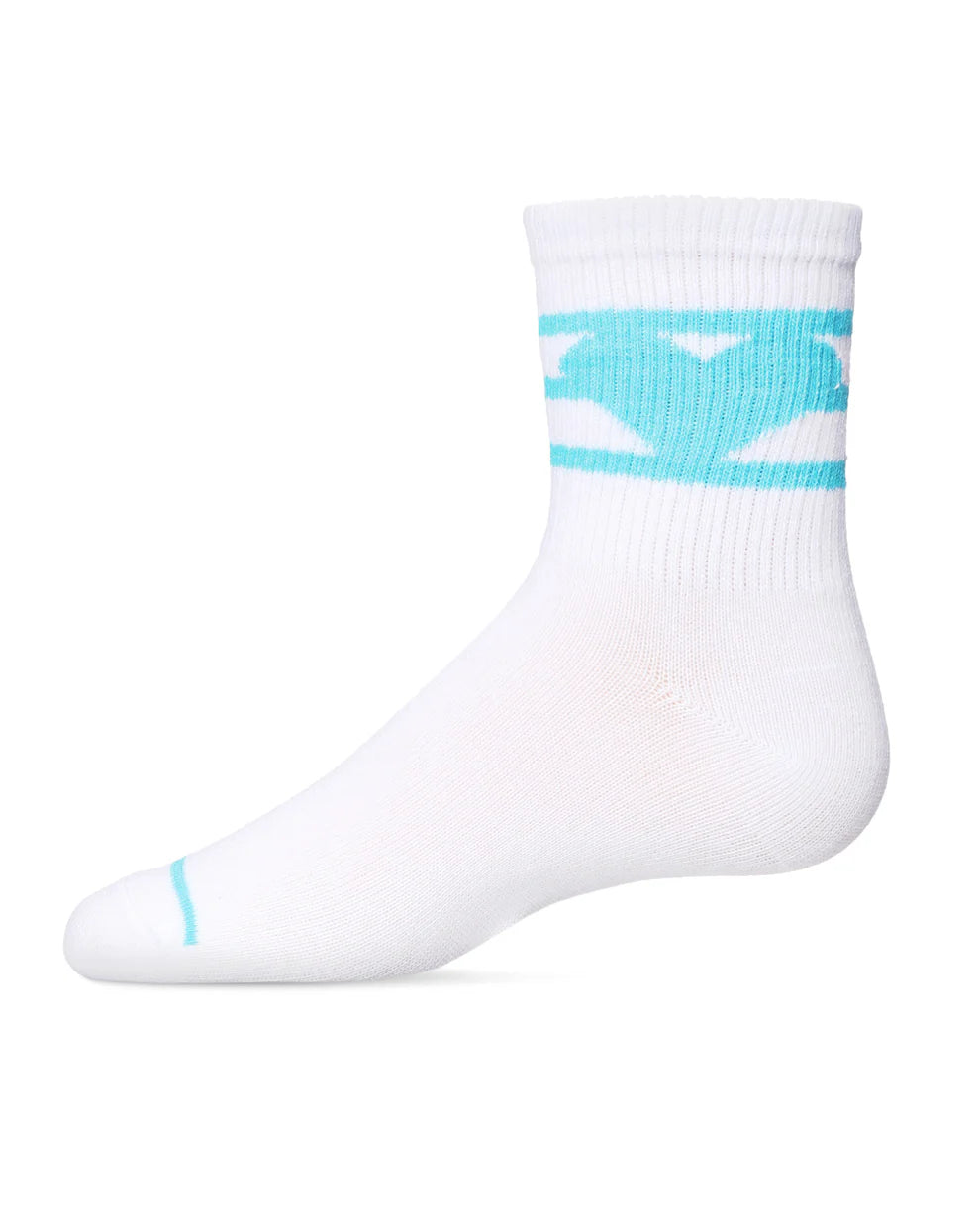 Memoi Girls Sweetheart Cotton Blend Crew Socks - Mkf-6052