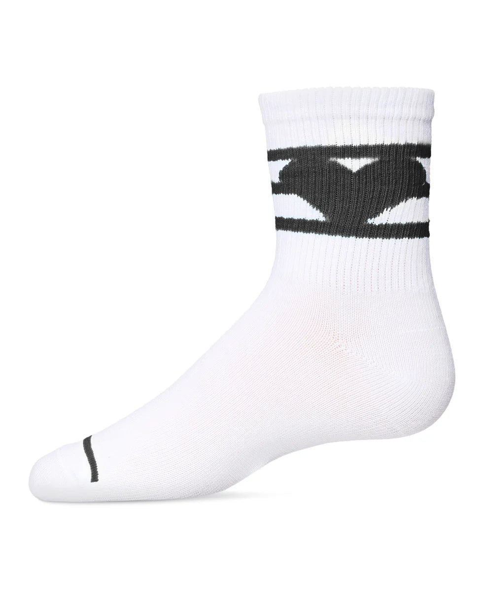 Memoi Girls Sweetheart Cotton Blend Crew Socks - Mkf-6052