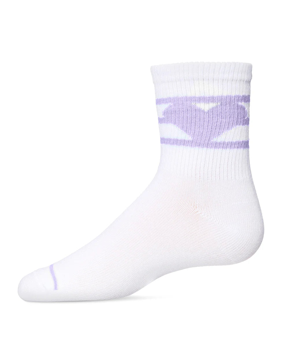 Memoi Girls Sweetheart Cotton Blend Crew Socks - Mkf-6052