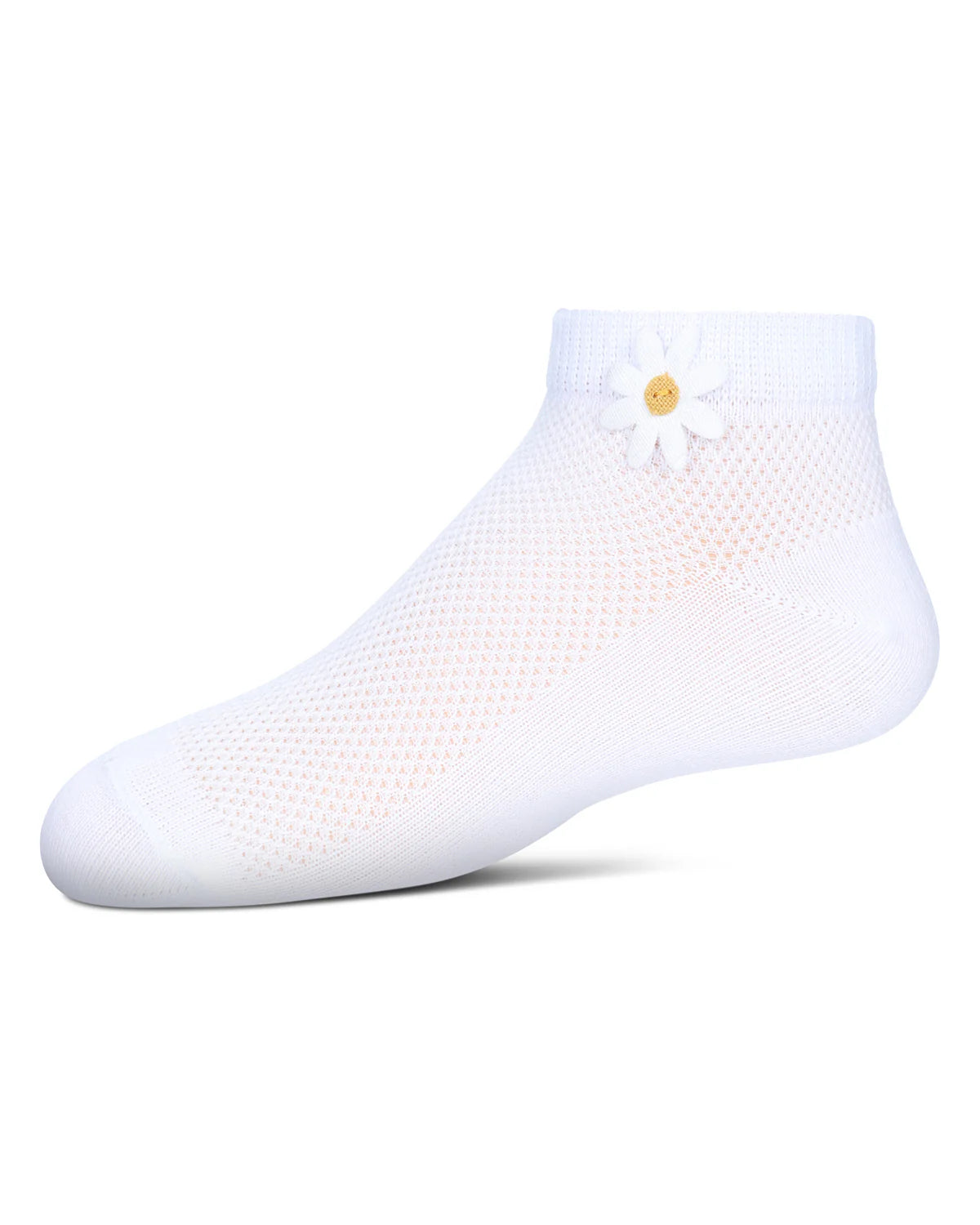 Memoi Girls Welt Applique Anklet Socks - Mkf-6061