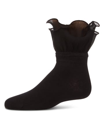 Memoi Dual Layer Ruffle Anklet - MKF-6077