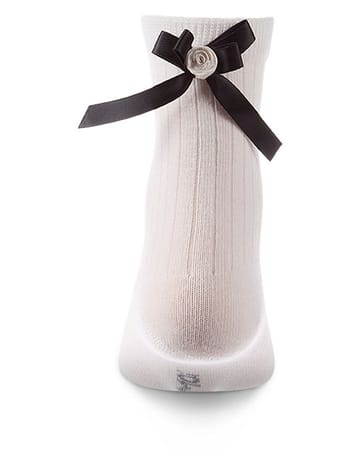 Memoi Blossom Bow Crew - MKF-6119