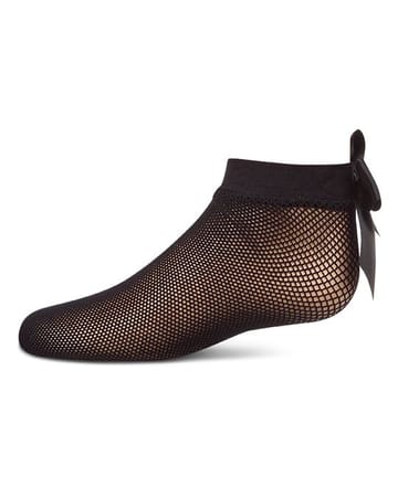 Memoi Fishnet Bow Anklet - MKF-6127