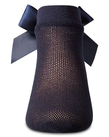 Memoi Fishnet Bow Anklet - MKF-6127