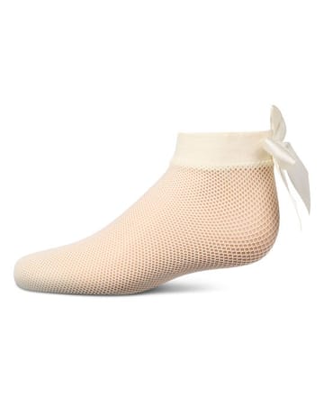 Memoi Fishnet Bow Anklet - MKF-6127