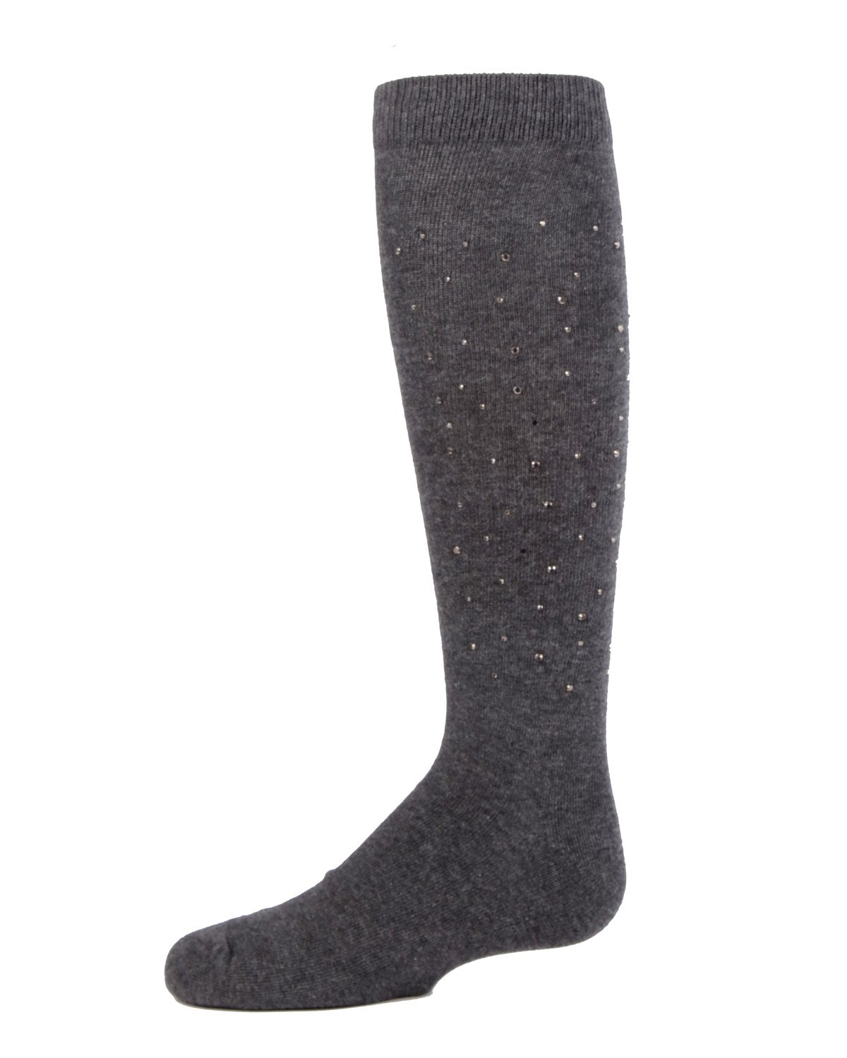 Jazzy Jeweled Girls Cotton Blend Knee Socks