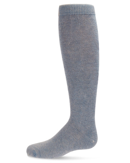 Acid Wash Girls Cotton Blend Knee High Sock