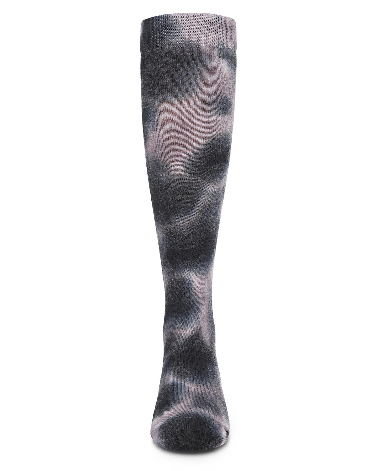 Girls Bleached Tie Dye Cotton Blend Knee High Socks