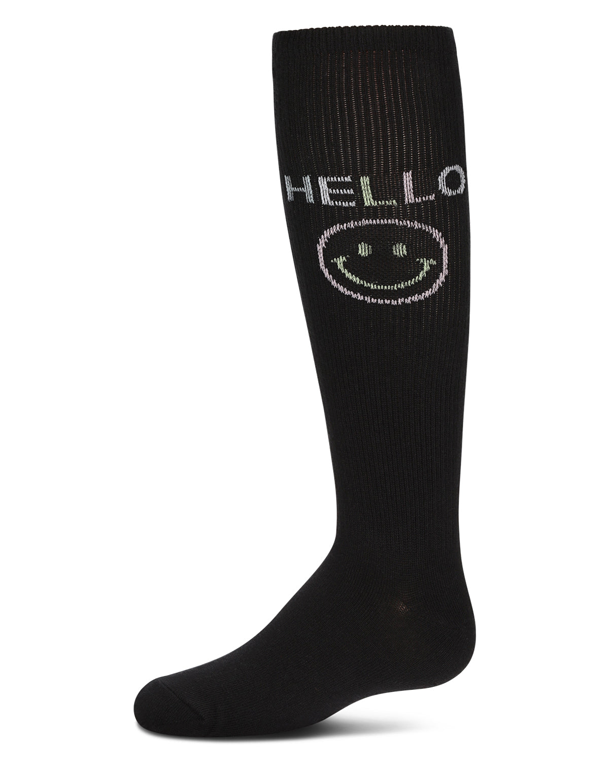 Girls' HELLO Knee High Socks