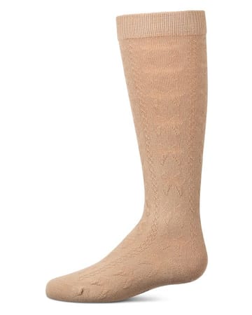 Memoi Tonal Bow Knee High - MKF-7254