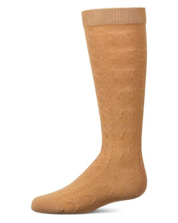 Memoi Tonal Bow Knee High - MKF-7254