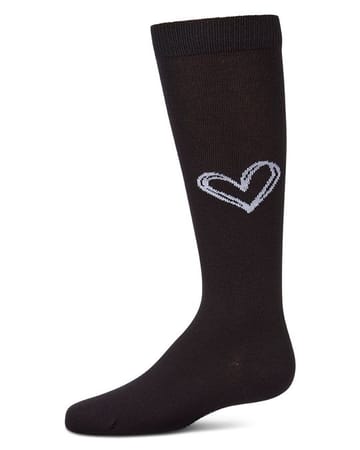Memoi Heart Pop Knee High - MKF-7269
