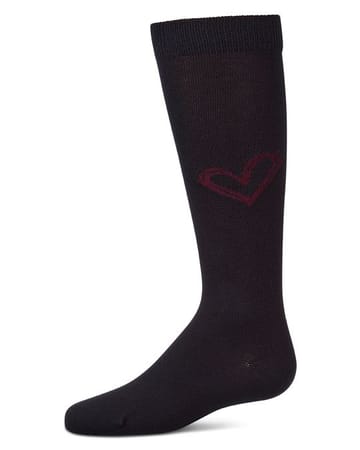 Memoi Heart Pop Knee High - MKF-7269