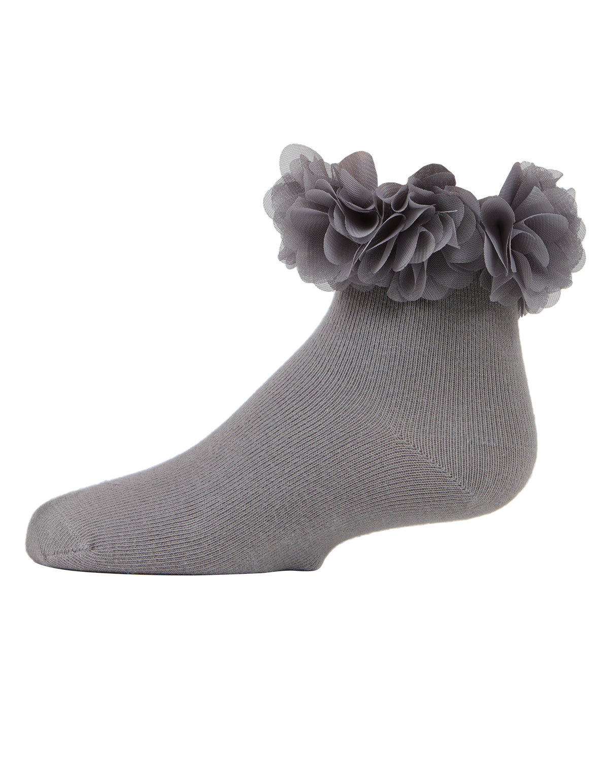 Floral Halo Girls Cotton Blend Anklet Socks