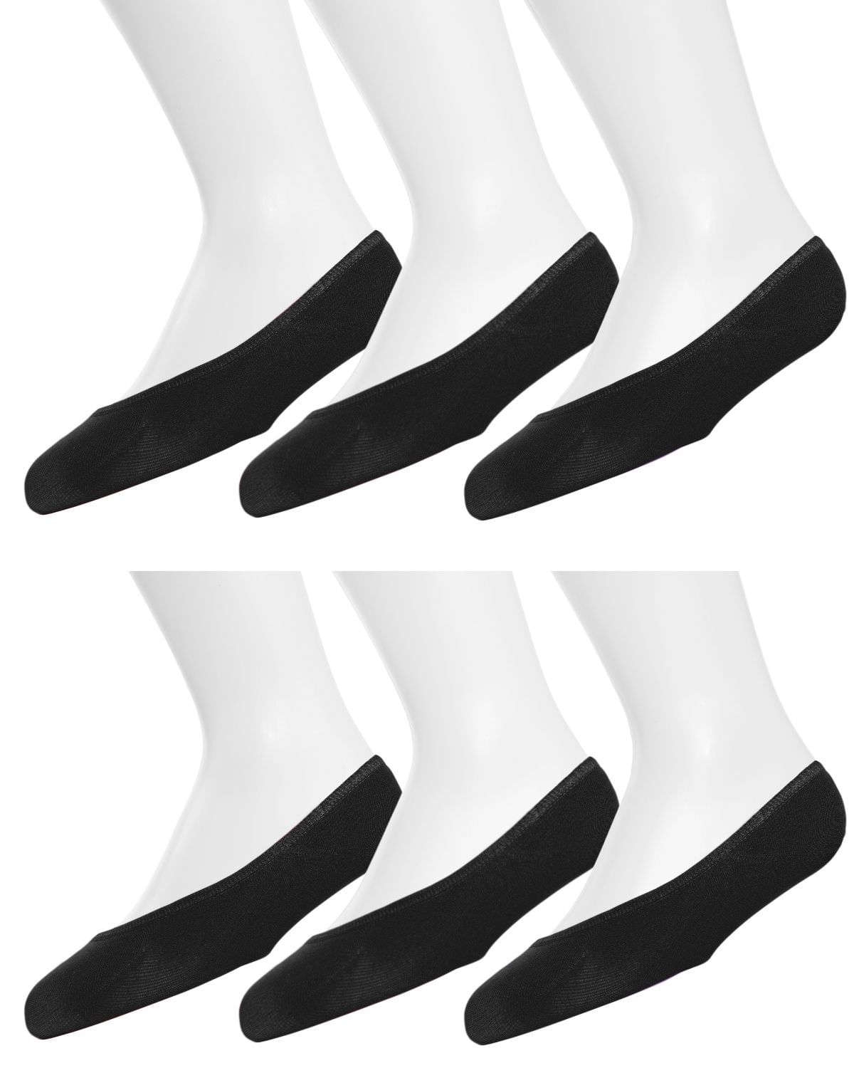 Memoi Girls Microfiber Liner Socks 6-Pack