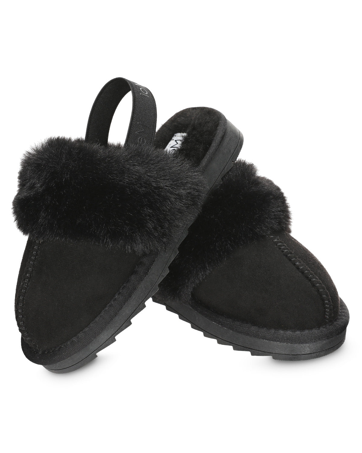 Kids' Fluffy Slide Slingback Slippers